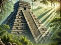 Piramida Suku Maya (ilustrasi)