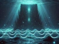 Ilustrasi suara dari laut dalam.