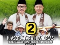 Pasangan Bupati Wakil Bupati terpilih Asep Japar dan andreas. (Dwika Arno/Mediaseruni)