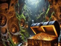 Ilistrasi kotak harta karun Jenderal Tomoyuki Yamashita.