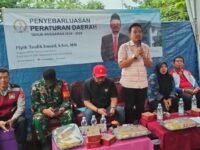Anggota DPRD Karawang dari PDIP sosialisasi Perda Kewirausahaan di Dusun Bakankawista Desa Majalaya. (Davi Alvaro/Mediaseruni)