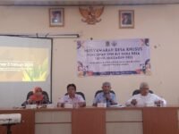 Pemerintah Wadas Kecamatan Karawang Timur, Kabupaten Karawang, menggelar Musyawarah Desa. (Davi Alvaro/Mediaseruni)