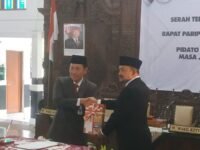 Prosesi serah terima jabatan Bupati Pemalang. (Istimewa)
