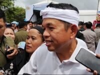 Gubernur Jabar Dedi Mulyadi memastikan mendesak Kementerian PUPR bangun bendungan Cibeet. (Davi Alvaro/Mediaseruni)