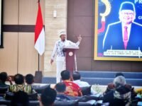 Foto: Gubernur dan Sekda Jabar menghadiri acara Serah Terima Jabatan Kepala BPK Perwakilan Provinsi Jawa Barat. (Istimewa)