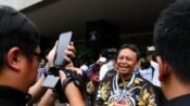 Foto: Sekda Herman Suryatman menghadiri acara Pengumuman Penyaluran Tunjangan Guru ASN Daerah di kantor Kementerian Pendidikan Dasar Menengah, Jakarta. (Istimewa)