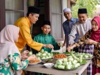 Ilustrasi bagi bagi makanan.