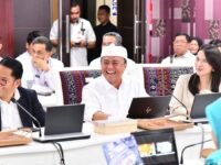 Sekda Jabar Herman Suryatman menghadiri Rapat Pleno Progres Pembentukan Sekolah Rakyat di kantor Kementerian Sosial RI, Jakarta. (istimewa)
