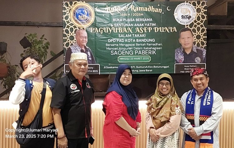 Paguyuban Asep Dunia Gelar Buka Bersama dan Santunan Anak Yatim 3 bukber dpd bandung 14