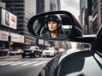perempuan di lampu merah