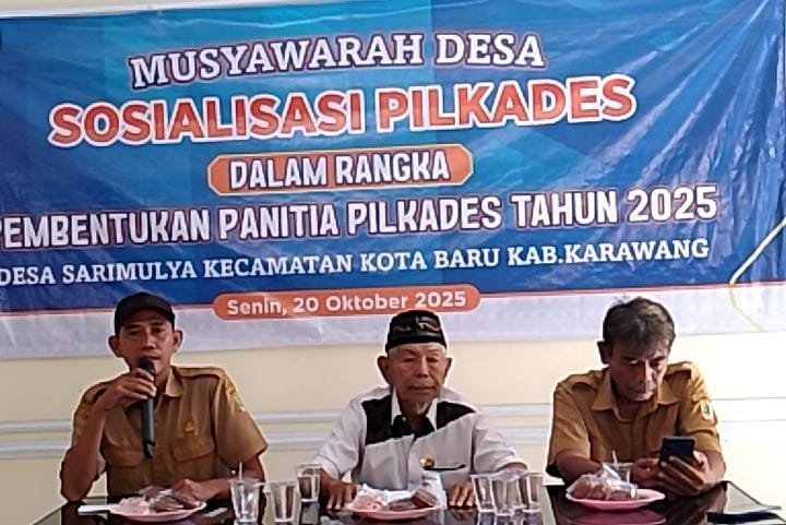 Pembentukan Panitia Pilkades Desa Sarimulya Memasuki Tahapan Perekrutan 1 IMG 20251020 WA0074