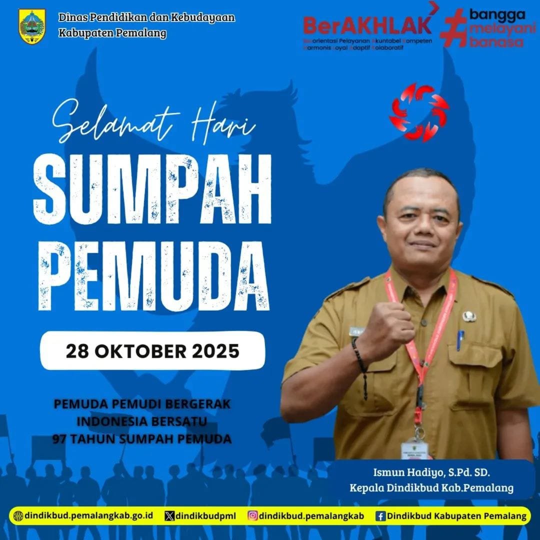 Disdikbud Pemalang Ajak Pemuda Kobarkan Semangat Persatuan di Hari Sumpah Pemuda ke-97 1 IMG 20251028 WA0068