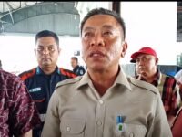 Bupati Karawang H. Aep Syaepuloh menyampaikan hasil rapat koordinasi dengan pihak PT KAI, salah satunya penataan di kawasan Cikampek. (Sarmin/Mediaseruni)