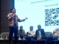 Dewas BPJS Kesehatan Siruaya Utamawan menyampaikan materi di Focus Group Discussion (FGD) Nasional di Bogor. (Mediaseruni)