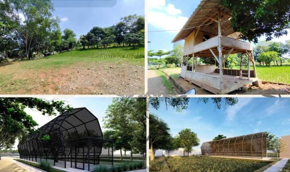 Penataan lingkungan Desa Wisata Karangjaya menekankan pada estetika dan kenyamanan wisatawan. (Dok PUPR)