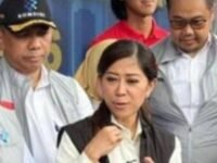 Menkomdigi Meutya Hafid memberi keterangan pers jaringan listrik di daerah terdampak banjir bandang Aceh sudah pulih. (Ist)