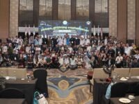 Foto bersama peserta seminar gathering dan exhibition 2026 Asosiasi Chief Engineer (ACE) Jawa Barat Korwil Cikasiwarta di ball room Hotel Resinda, Karawang. (Ist)