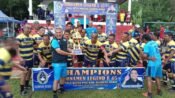Turnamen Legend U-45+ Piala Ketua PSSI Kabupaten Bandung Barat ajang nostalgia legenda sepakbola Bandung Barat. (Dadan Saepudin/Mediaseruni)