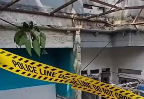 Tabung gas elpiji meledak di Desa Tlajungudik Kecamatan Gunungputri Kabupaten Bogor. (ist)