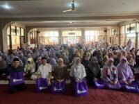 Pimpinan Daerah (PD) Persaudaraan Muslimah (Salimah) Bandung Barat foto bersama usai kegiatan. (Dadan Saepudin/Mediaseruni)