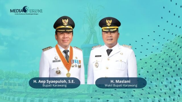 Setahun Bupati Aep Syaepuloh dan Wabup Maslani pimpin Karawang. (Mediaseruni)