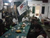 Ketua MIO Jabar Azhari, S.Sos menyampaikan kata sambutan saat buka puasa bersama (bukber) di Cimahi. (Chandra Permana/Mediaseruni)