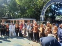 Dubes Kanada Jess Dutton disambut angklung SMPN 3 Kota Bandung saat kunjungi sekolah tersebut. (Ist)