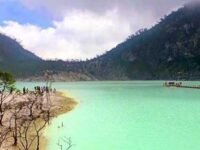 Pesona wisata alam Kawah Putih Ciwidey di Bandung, Jawa Barat. (ist)