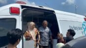 Kepala Dinas Kesehatan Jawa Barat Vini Adiani Dewi memperkenalkan minibus layanan kesehatan mudik lebaran 2026 yang disiagakan di rest area KM 57 dan KM 62. (Istimewa)