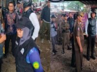 Camat Cikampek Pimpin Razia, Anjal dan Waria mendadak menghilang dari Flyover Cikampek.