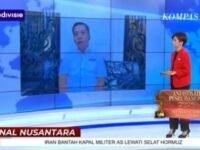 Bupati Karawang H. Aep Syaepuloh dalam wawancara di Kompas TV.