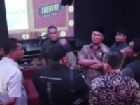 Sidak gabungan di Theatre Night Mart (TNM), Kamis 16 April 2026, malam, dilakukan Satpol PP melibatkan unsur masyarakat.