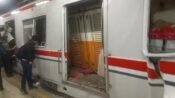 Gerbong KRL Commuter Line paling parah kerusakannya setelah diseruduk KA Argo Bromo Anggrek dari belakang. (Ist)