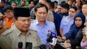 Presiden Prabowo memberi keterangan pers terkait kecelakaan kereta api di Bekasi. (Ist)
