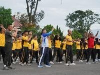 Hari K3 Sedunia: Danrem 062/Tarumanagara Olahraga Bersama Polres dan Pemda Garut