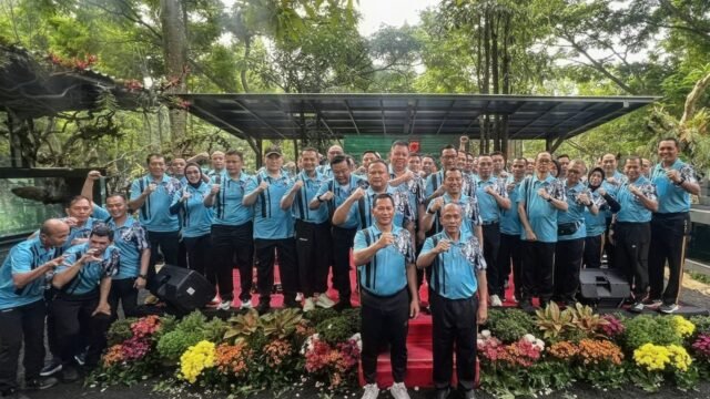 Olahraga Bareng Kapolda Jabar, Mayjen TNI Kosasih: TNI-POLRI Jamin Ketenangan Masyarakat