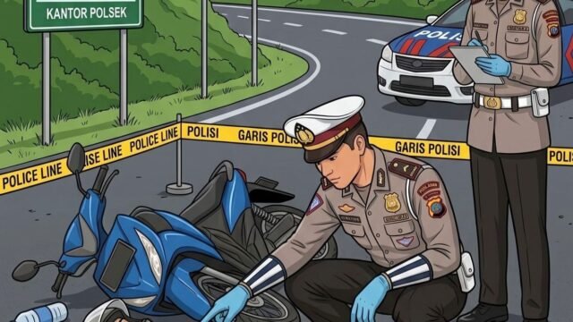 Kematian Buruh di Atas Motornya Masih Menyimpan Misteri