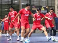 Timnas Futsal Indonesia berlatih. (Foto FFI)