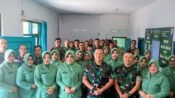 Suasana Hangat Kunjungan Dandim 0612/Tsm dan Ketua Persit ke Koramil 1208/Mnj: Tanamkan Nilai Moral dan Spiritual