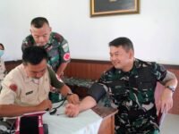 Rikkes Berkala Militer Korem 062/Tn, Dandenkesyah Garut: Jaga Kesehatan Personel