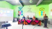 Anggota DPRD Jabar Jenal Aripin sosialisasi pendidikan politik sejak dini di SMAN Islam Nurussalam, di Kecamatan Jayakerta. (Iman Suryana/Mediaseruni)