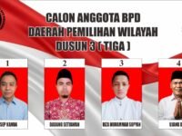 Ujang Dadi calon nomor urut 4 menang telak dalam pemilihan calon BPD di Desa Neglasari. (Chandra Permana/Mediaseruni)