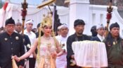 Prosesi pengembalian Mahkota Binokasih Sanghyang Pake ke Museum Prabu Geusan Ulun di Kabupaten Sumedang. Tampak Gubernur Dedi Mulyadi mengawal langsung. (Foto Humas Jabar)