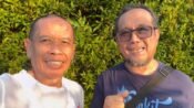 Foto Selfi H Jajang Rohana dan sahabat lamanya H Imron dalam momen olah raga bersama. (Foto IG)