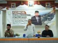 Ketua Komisi III DPRD Provinsi Jawa Barat, H. Jajang Rohana menyampaikan program pengawasan penyelenggaraan pemerintahan di Soreang, Kabupaten Bandung. (Chandra Permana/Mediaseruni)