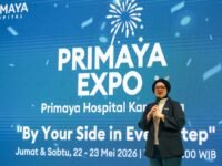 Primaya Karawang Expo 2026 mengusung tema 'By Your Side in Every Step' mengubah expo kesehatan jadi ruang edukasi dan pendampingan masyarakat. (Mediaseruni)
