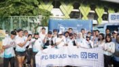 Car Free Day (CFD) bareng BRImo yang diadakan BRI Kantor Cabang (KC) Bekasi Siliwangi di GOR Patriot Bekasi. (dok BRI)