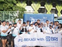 Car Free Day (CFD) bareng BRImo yang diadakan BRI Kantor Cabang (KC) Bekasi Siliwangi di GOR Patriot Bekasi. (dok BRI)