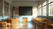 Ilustrasi ruang kelas Sekolah Manusia Unggul atau Sekolah Maung. (Ist)