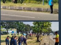DPUTR Bersama PDAM Pemalang Turun Langsung ke Jalan, Program Jumat Bersih Percantik Kawasan Gandulan